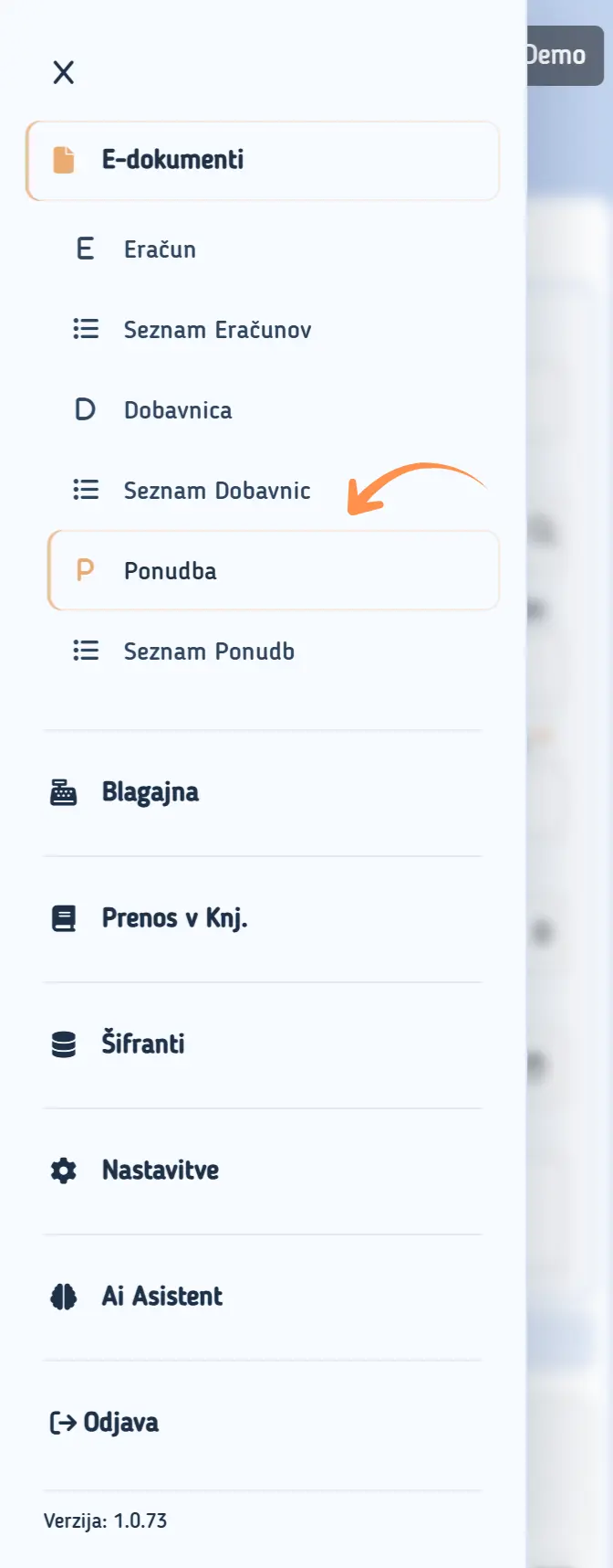 Ustvarjanje ponudbe na telefonu